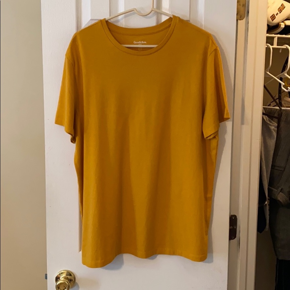 Mustard short sleeve.